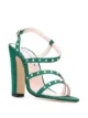 Image 2 of Leandra Medine studded high-heeled sandals
