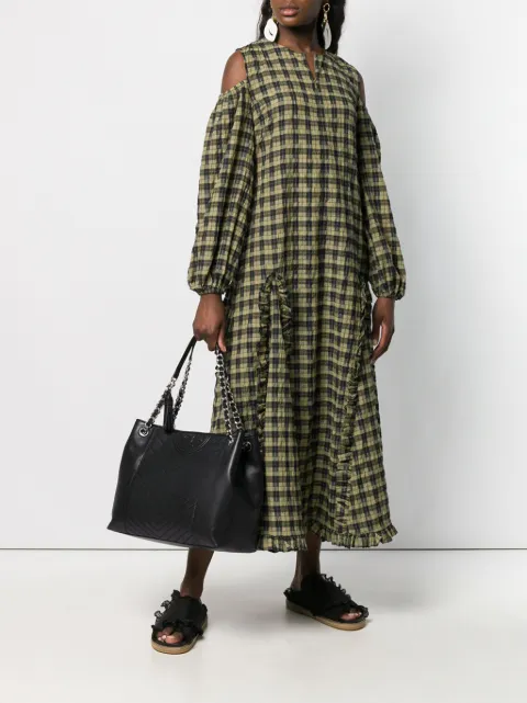 Tory burch fleming chevron tote Clearance