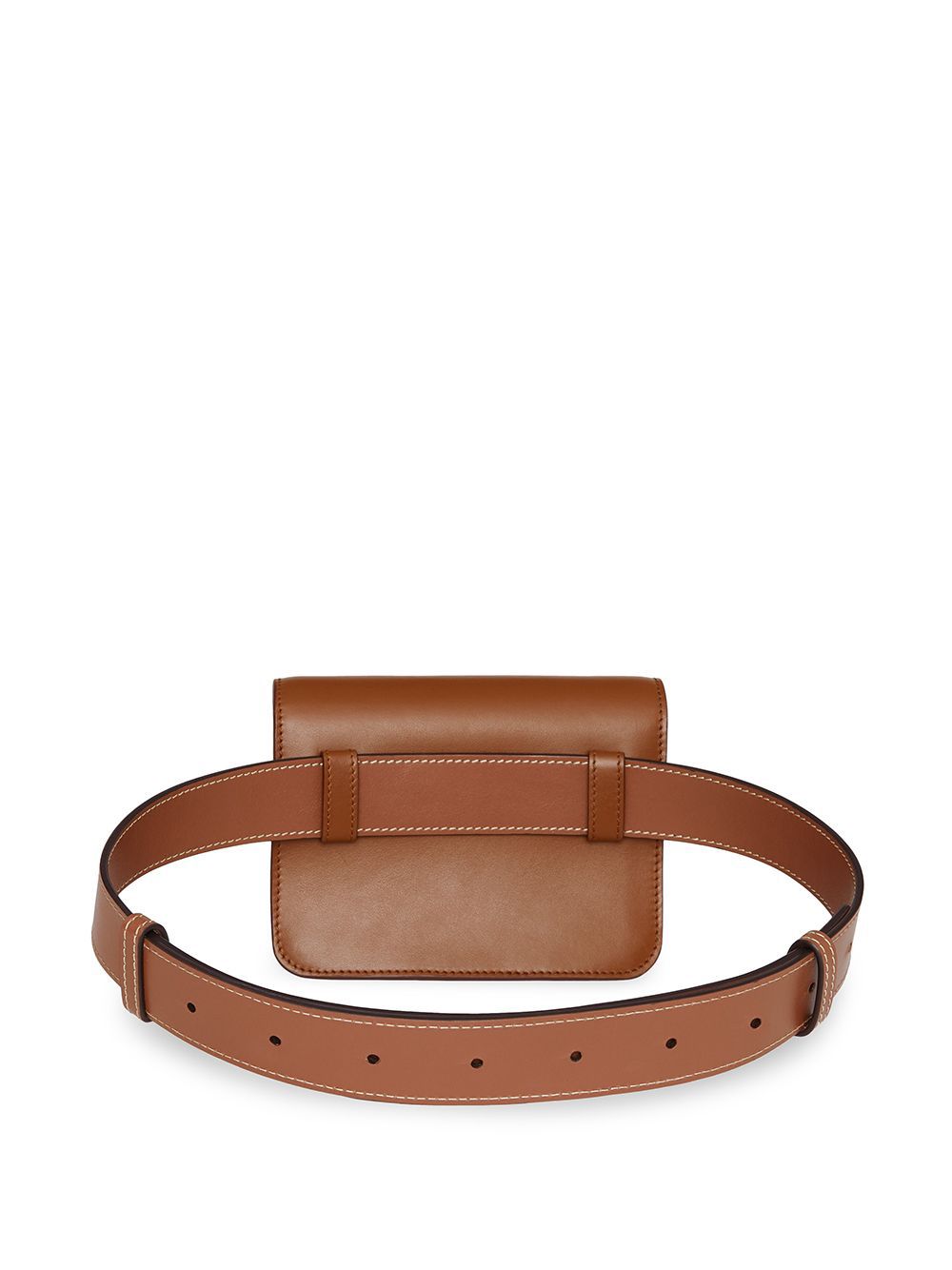 Burberry 'tb' Monogram Clasp Leather Belt Bag in Brown for Men