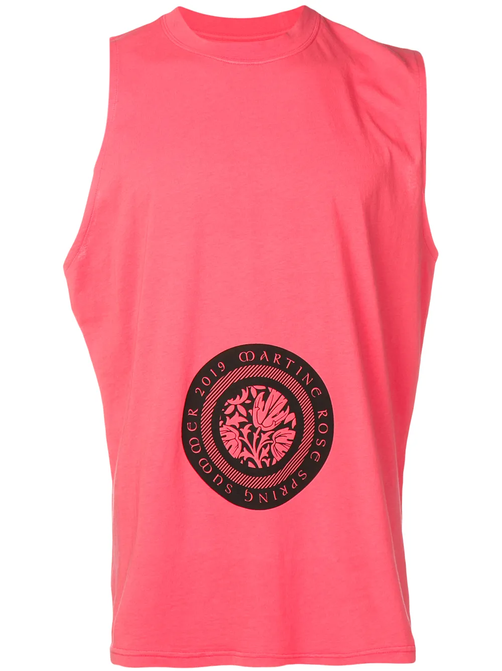 Martine Rose Tops MARTINE ROSE WESTE MIT LOGO - ROSA