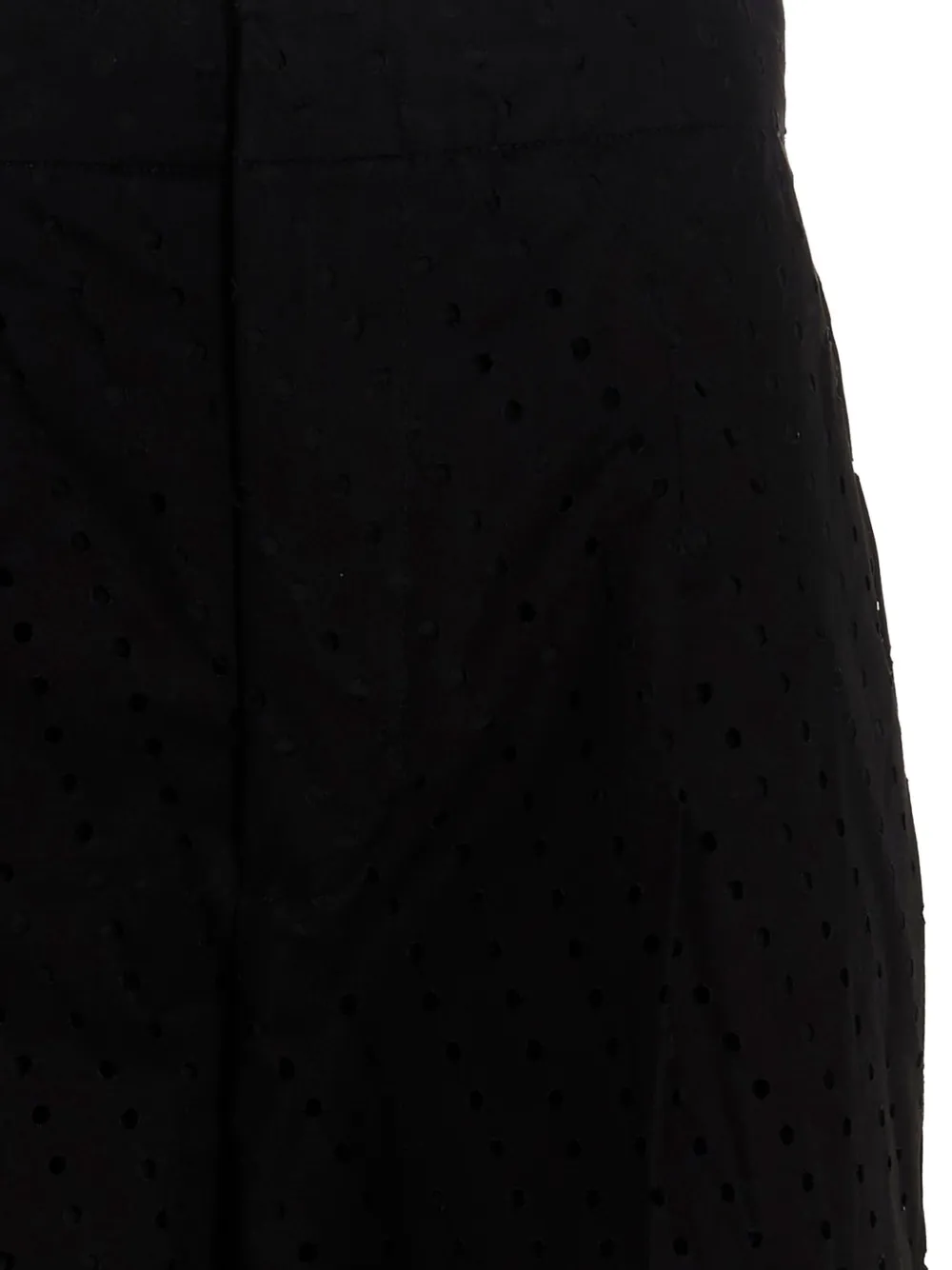 Nude Geplooide tanktop Zwart