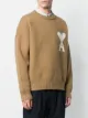 AMI Paris Ami De Coeur Intarsia Oversize crew neck Felted Sweater
