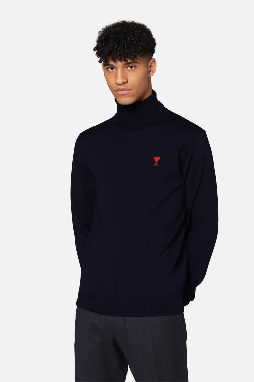 AMI DE COEUR TURTLENECK SWEATER - AMI 