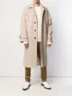 Image 2 of AMI Paris Raglan Sleeves Belted Long Coat