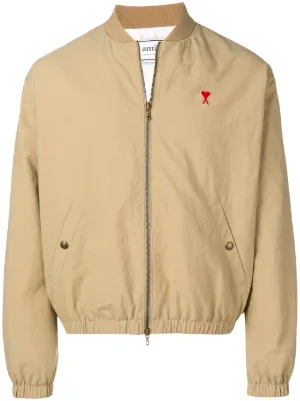 ami nylon bomber jacket