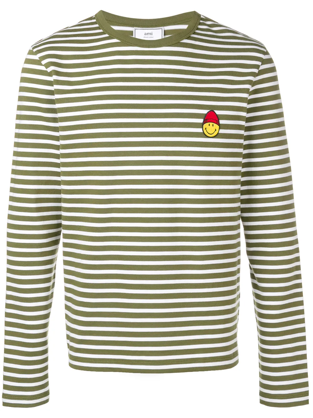 Bild 1 von Ami Paris Langarmshirt mit Smiley-Patch