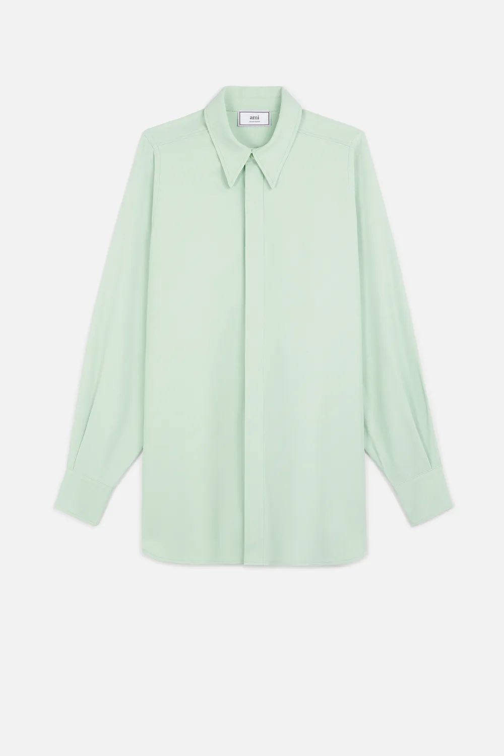 Click to view more detailed imagery on our partner's website Ami Alexandre Mattiussi Long Shirt In Green