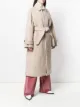 AMI Paris Raglan Sleeves Belted Long Coat