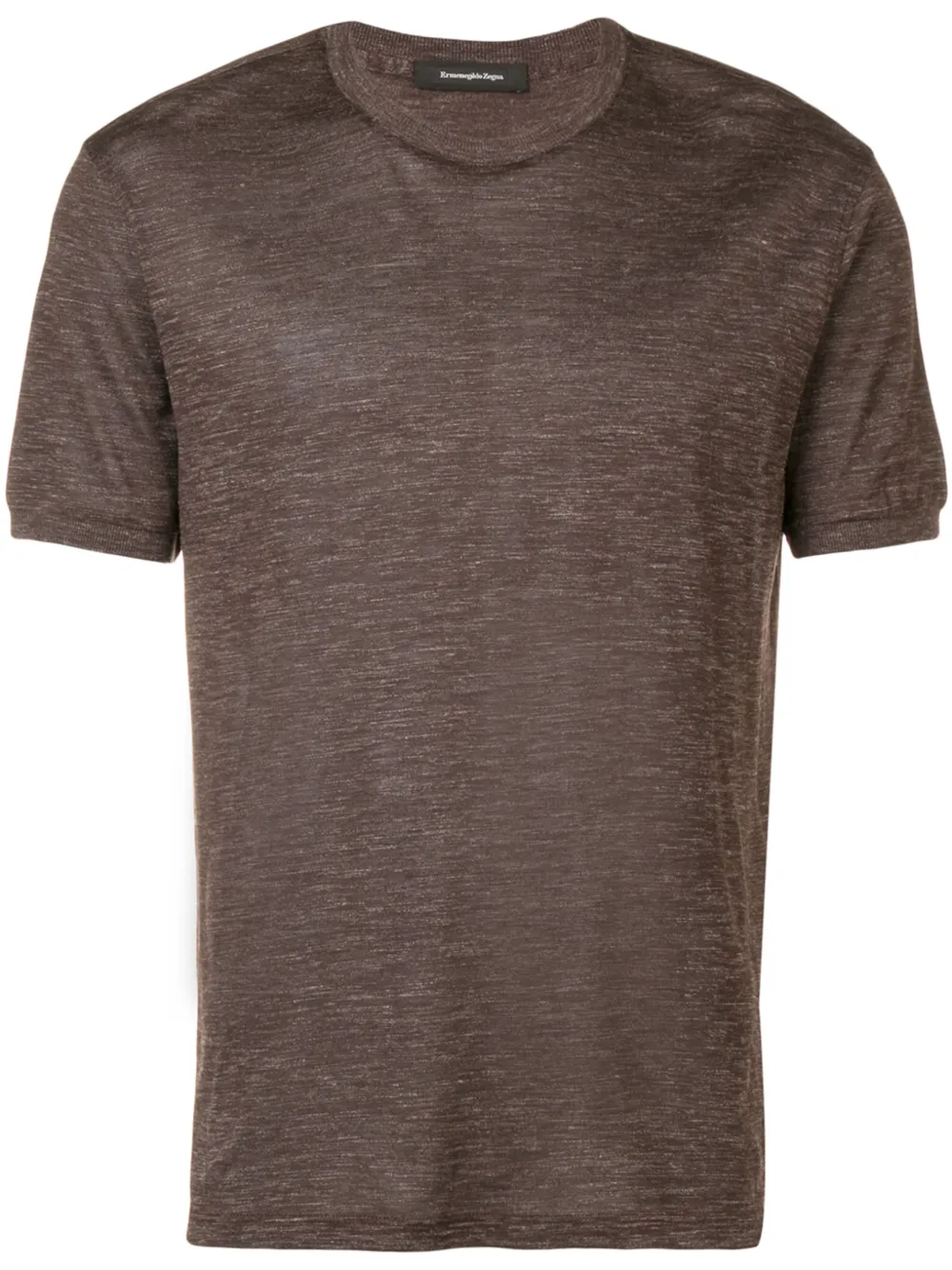 Zegna Klassiek T-shirt Bruin