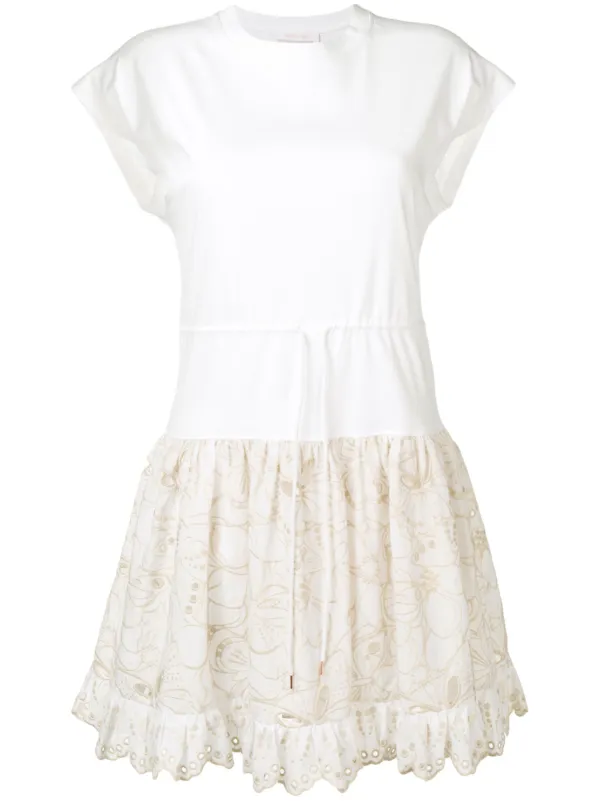 see by chloe white dress