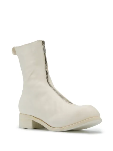 Guidi Zip In White