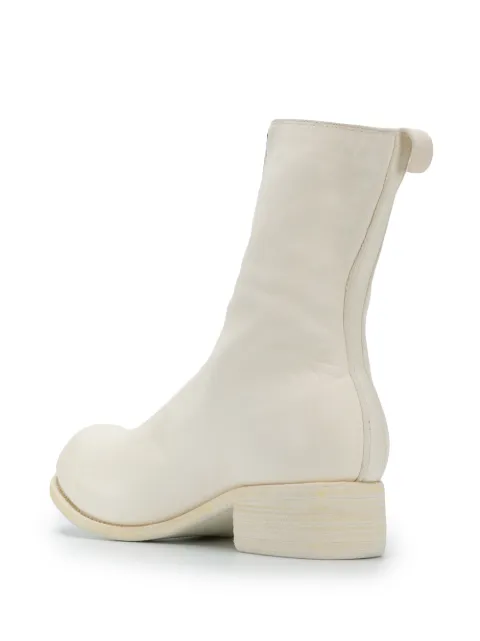 Guidi Zip In White