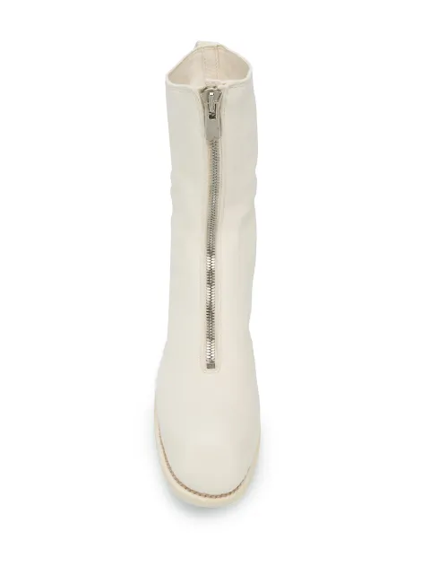 Guidi Zip In White
