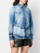 Dsquared2 tie-dye denim shirt