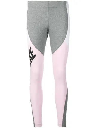 nike grey and pink leggings