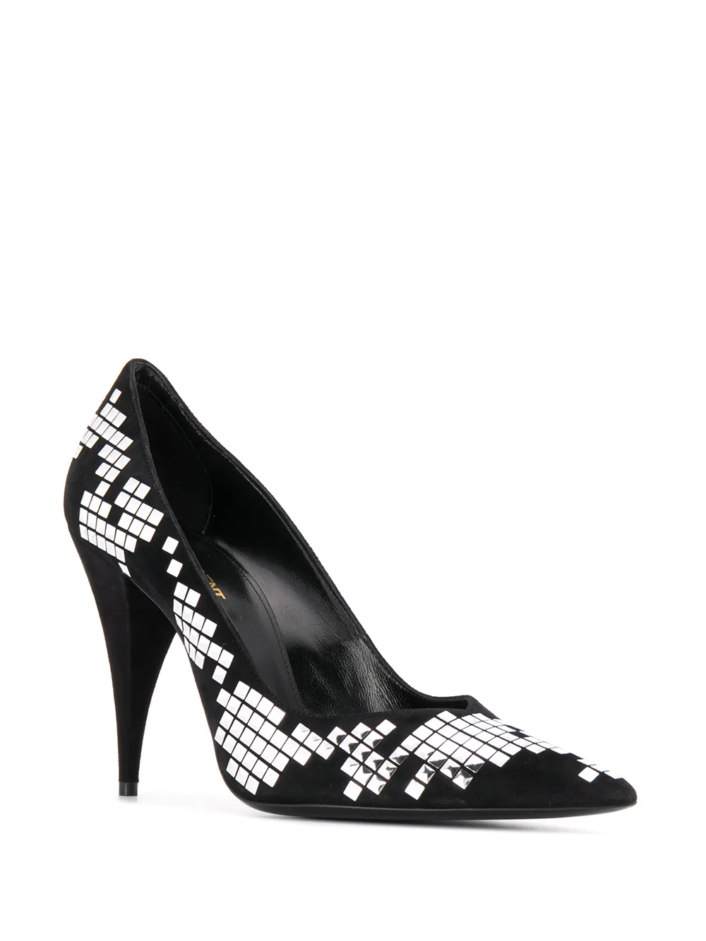 фото Saint laurent туфли-лодочки kiki 100 с заклепками