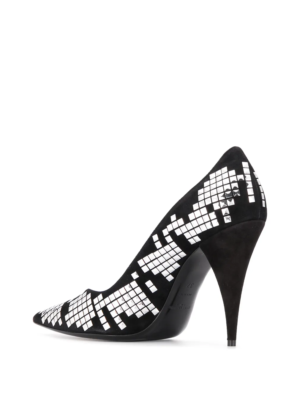 фото Saint laurent туфли-лодочки kiki 100 с заклепками