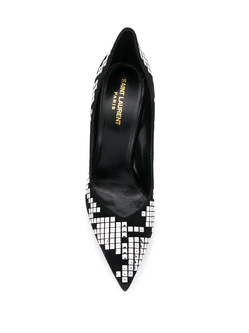 фото Saint laurent туфли-лодочки kiki 100 с заклепками
