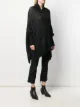 Saint Laurent open-knit cape poncho