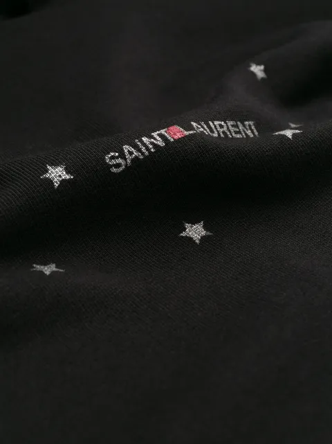 saint laurent hoodie stars