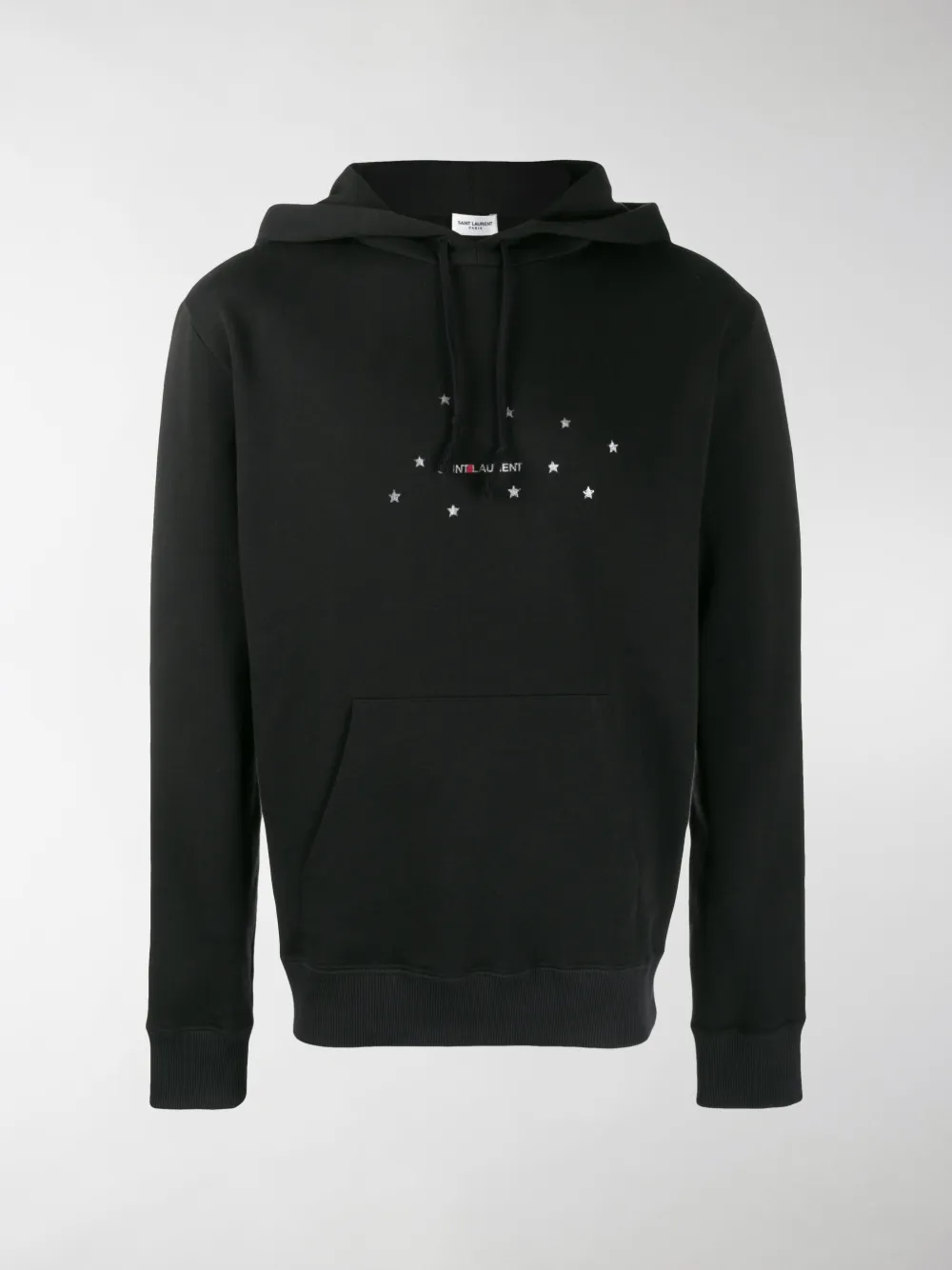 SAINT LAURENT STAR LOGO HOODIE,577092YBJH213818357