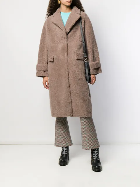 Blancha Shearling Coat Farfetch