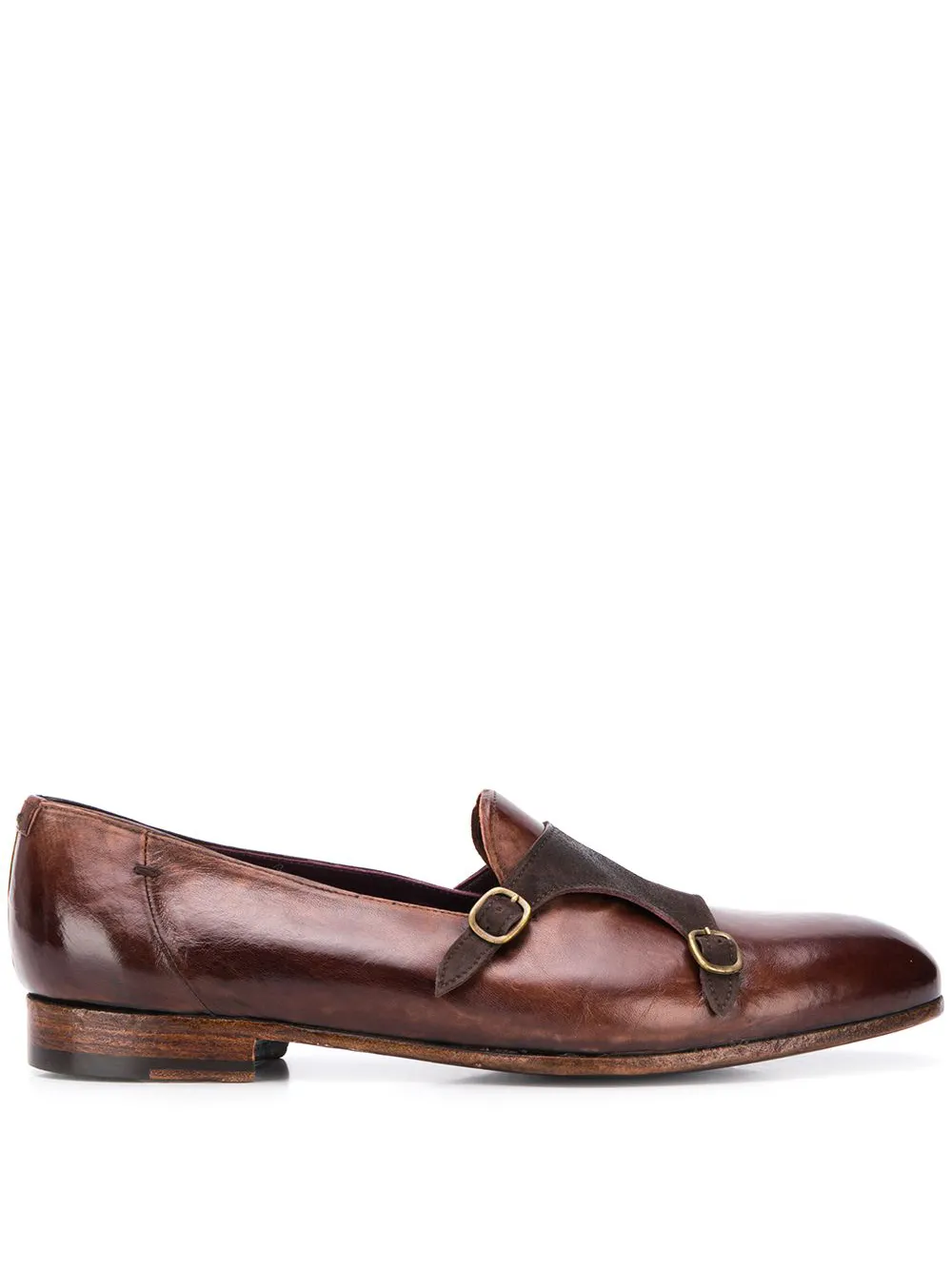 Lidfort classic Jago monk shoes Brown