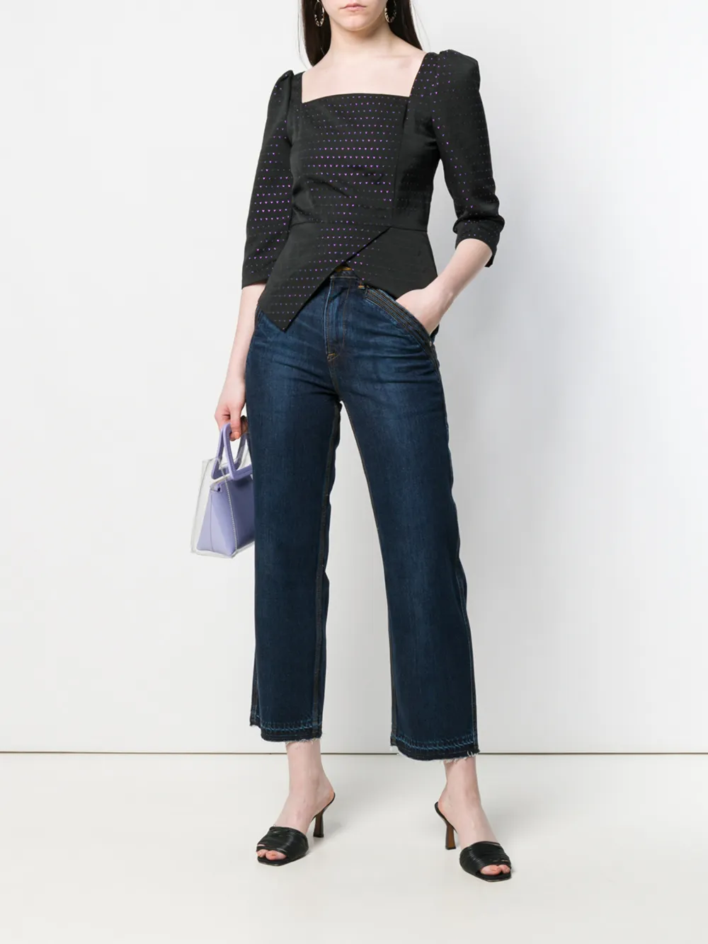 self portrait x lee jeans