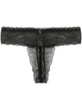 Maison Close Le Petit Secret open tanga - Black
