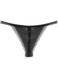Maison Close Le Petit Secret open tanga - Black