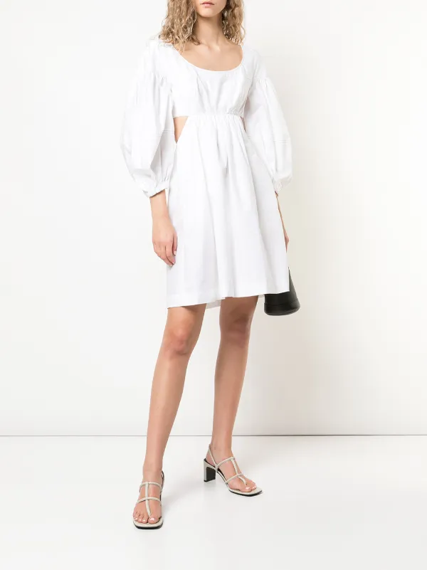 side cut one piece dress