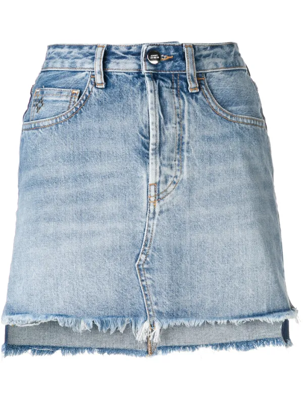 vintage jean skirt