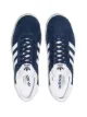 adidas blue originals gazelle suede sneakers