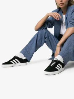 black womens gazelle adidas