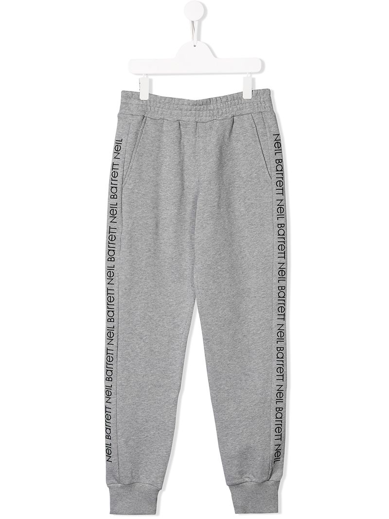 Neil Barrett Kids спортивные брюки с логотипом