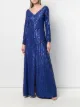 Image 2 of Nina Ricci sequin stripes metallic dress