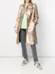 Изображение 2 из Burberry Pre-Owned двубортное пальто с эффектом металлик 1990-х годов