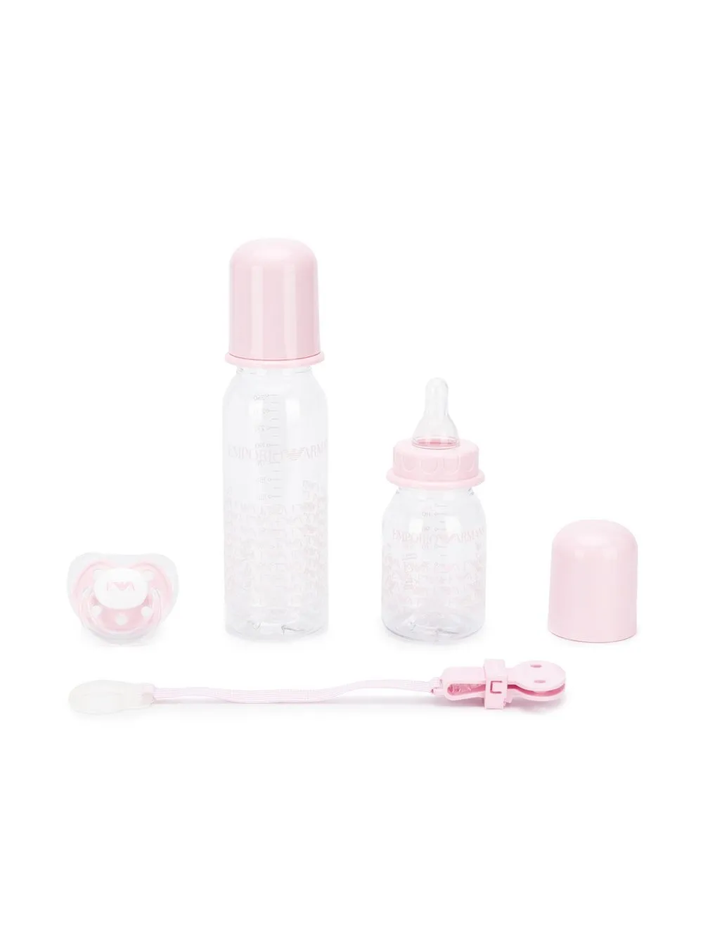 

Emporio Armani Kids dummy and bottle set - Pink