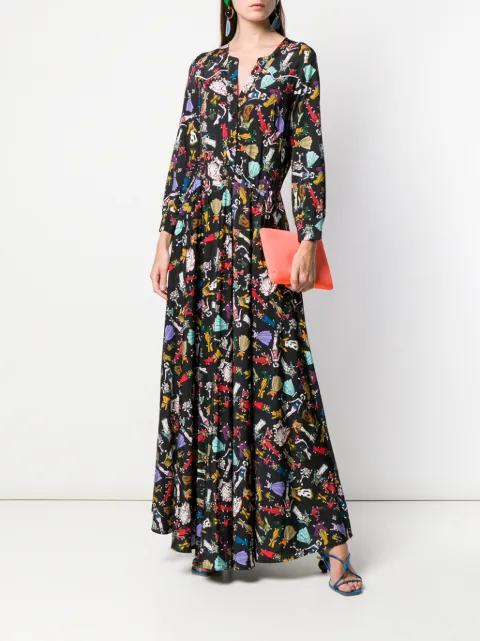 Ultràchic Cowgirl Printed Maxi Dress | Farfetch.com