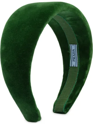 prada headband green