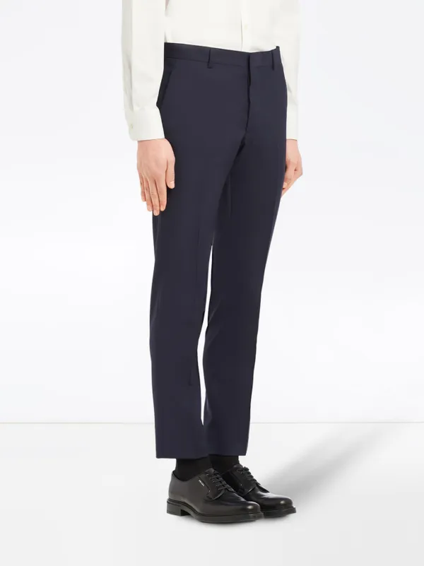 prada slim fit pants