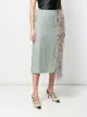 Prada feather tassel skirt