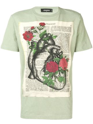 Dsquared2 rose outlet t shirt