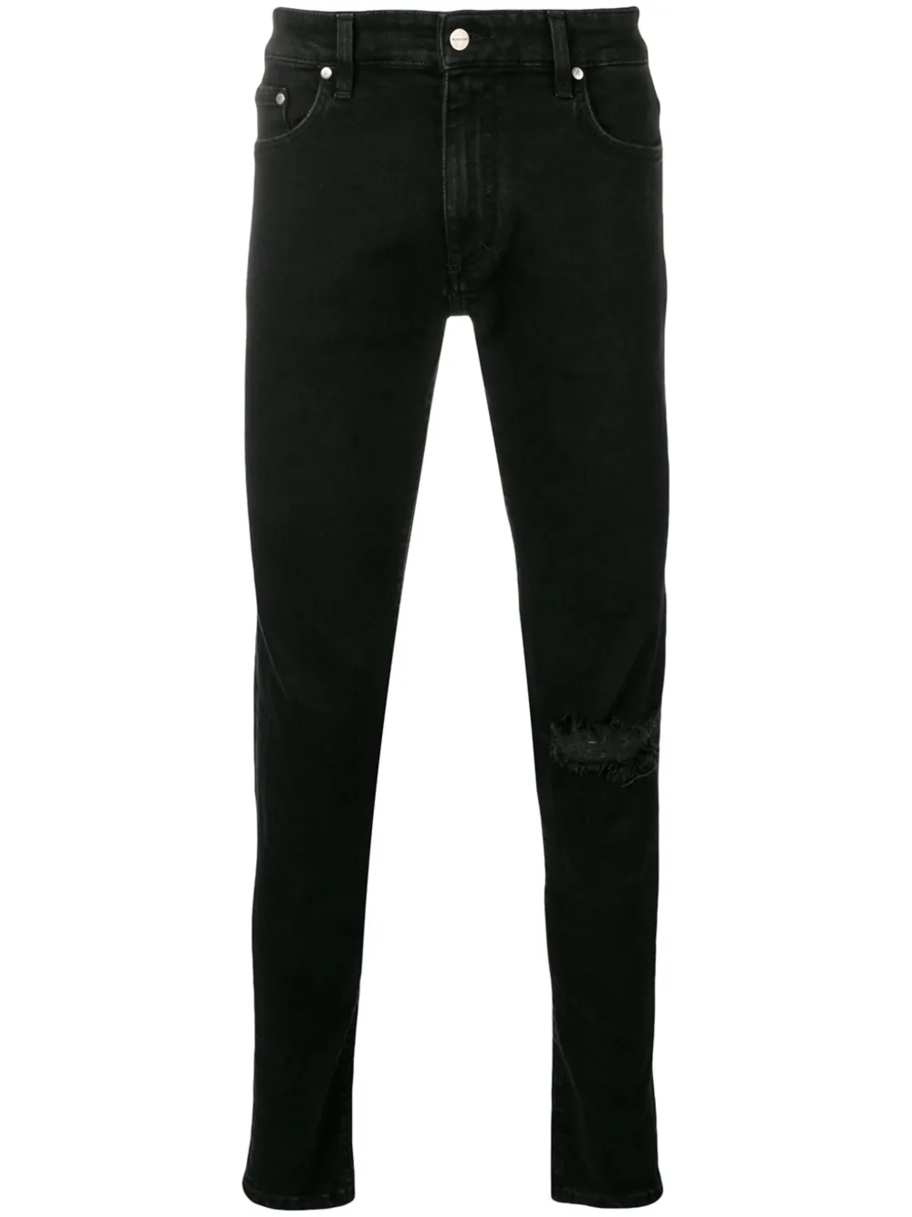 Represent Jeans REPRESENT DISTRESSED SKINNY JEANS - BLACK