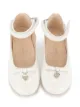 Emporio Armani Kids heart charm bow ballerinas