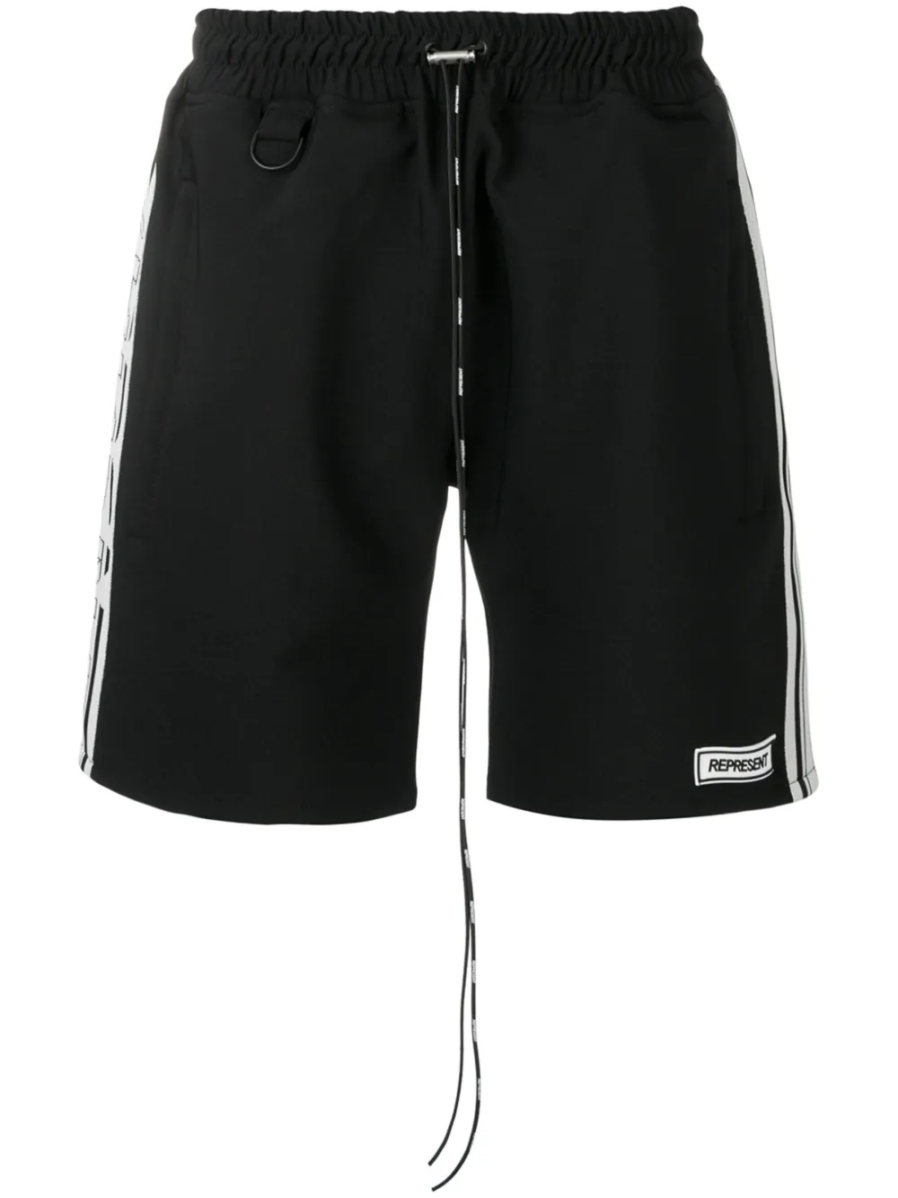 Represent Shorts REPRESENT JOGGINGSHORTS MIT STREIFEN - SCHWARZ