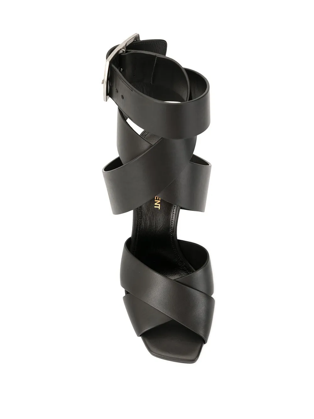 Saint Laurent Sandalen met bandjes Zwart