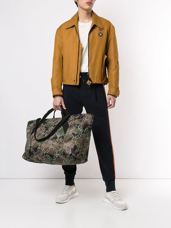 camouflage holdall