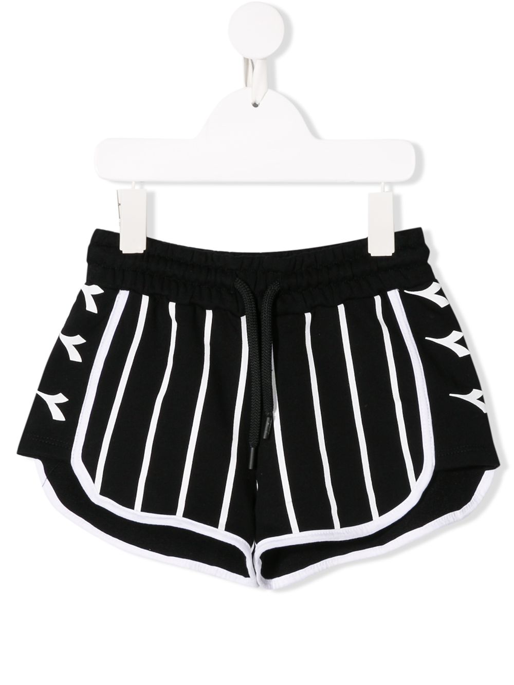 фото Diadora Junior black striped shorts