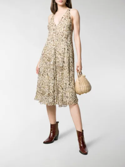 IRO Leopard print dress neutrals | MODES